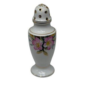 VTG Noritake Azalea Pattern 9322 Muffineer Sugar Shaker 6.5" Floral Japan White